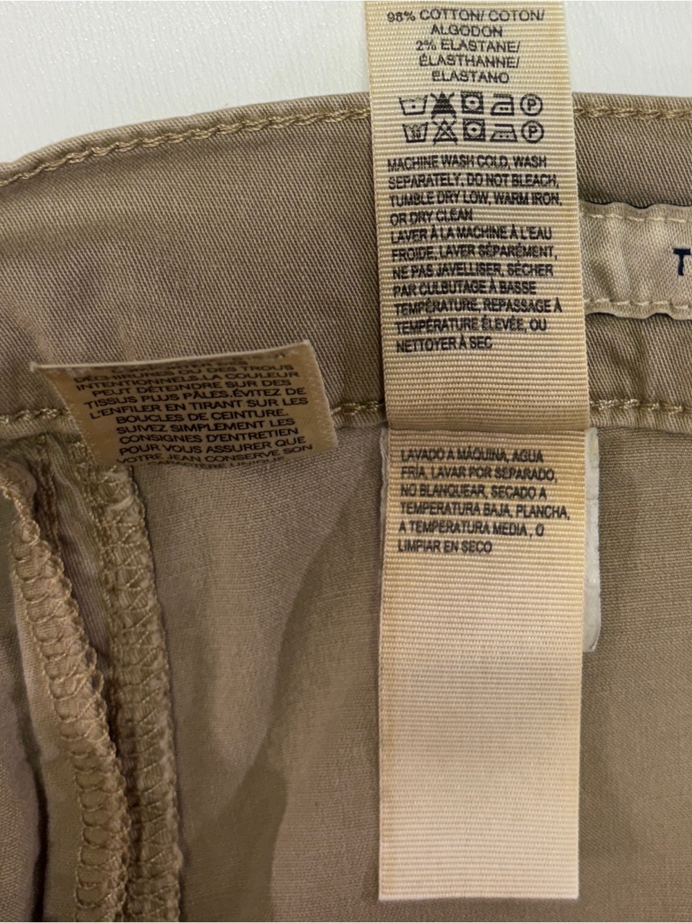 Lucky Brand The Cargo Khaki Utility Pants 4 Safari Casual Chic - Picture 12 of 13